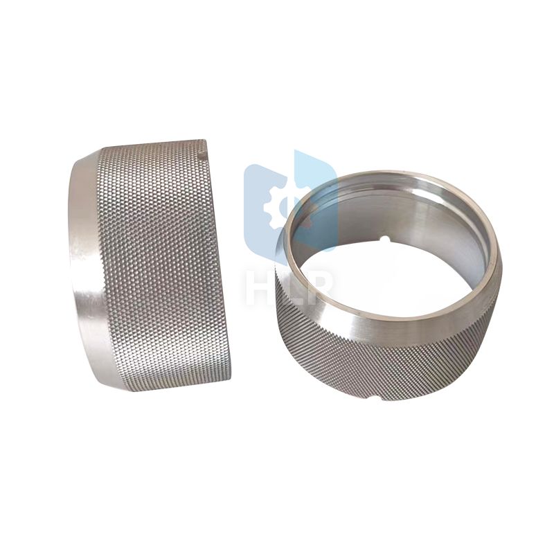 ລັກສະນະຂອງ CNC Turnning Aluminum Knurling Sleeve